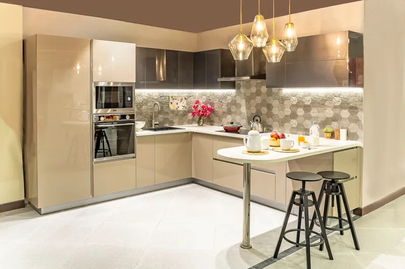 Modular kitchens by D'tone Interiors