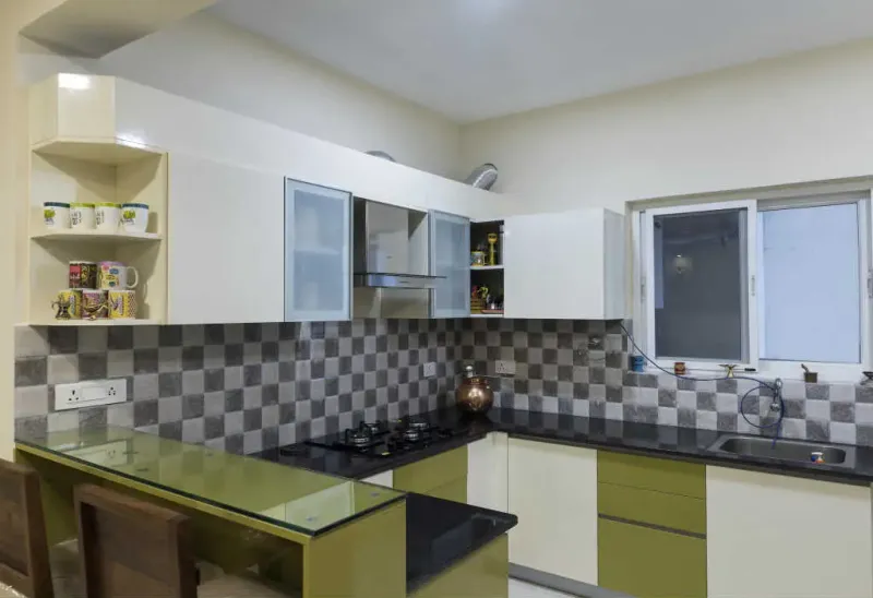 Modular kitchens by D'tone Interiors