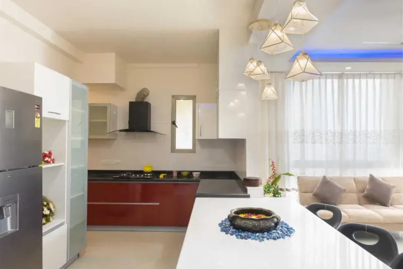 Modular kitchens by D'tone Interiors