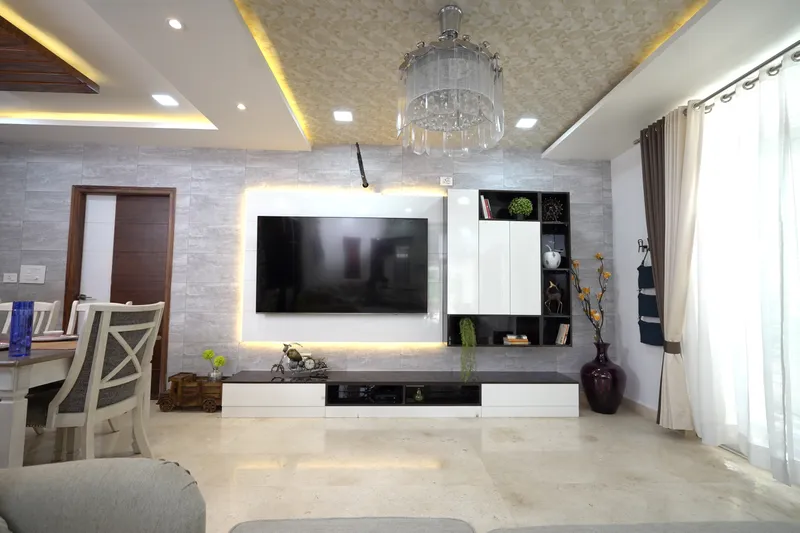 Living rooms by D'tone Interiors