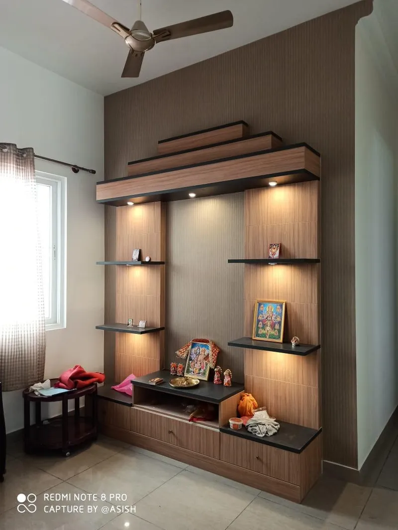 Pooja units by D'tone Interiors
