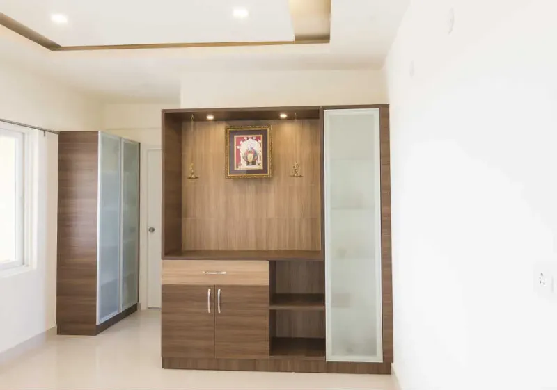 Pooja units by D'tone Interiors