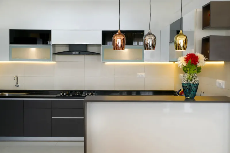 Modular kitchens by D'tone Interiors